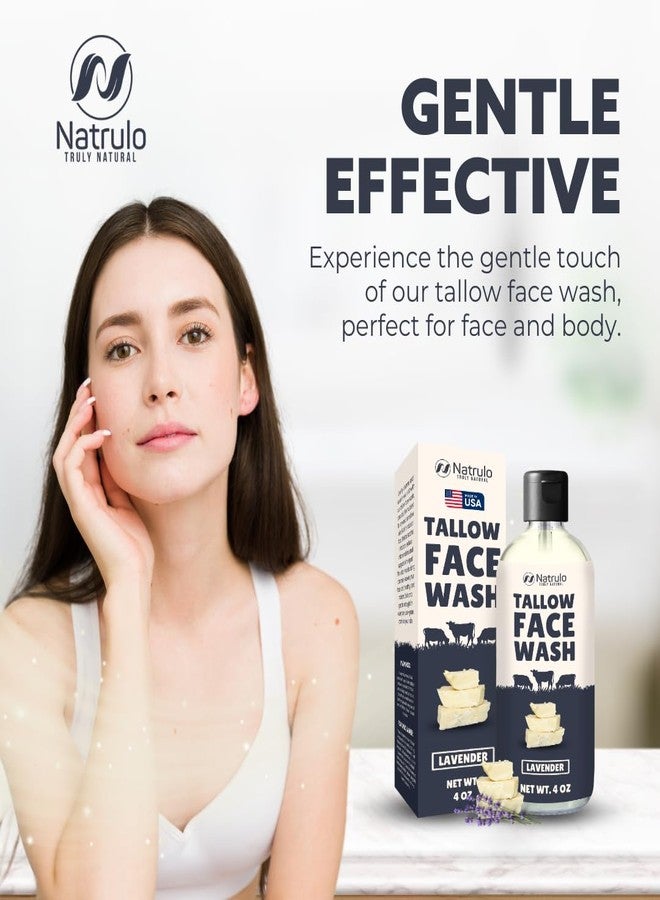 Natrulo Beef Tallow Soap – All Natural Grass Fed Tallow Face Wash – Moisturizing, Exfoliating Face Cleanser Great for Eczema, Dry, Itchy, Sensitive Skin – Handcrafted Bath Soap for Adults, Kids, Made in USA - Image 5