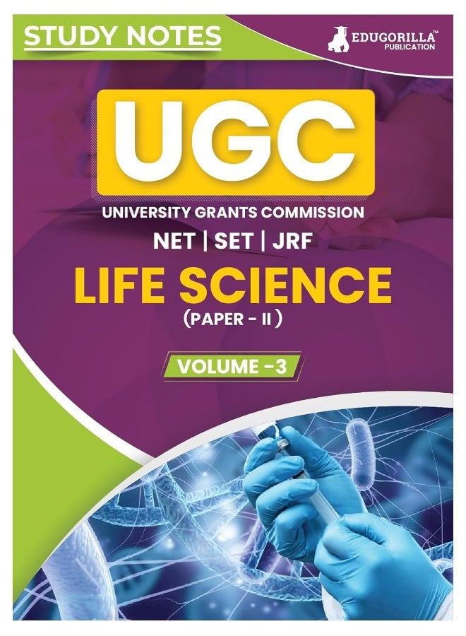 UGC NET Paper II Life Science (Vol 3) Topic-wise Notes (English Edition) | A Complete Preparation Study Notes to Ace Your Exams  - Image 1