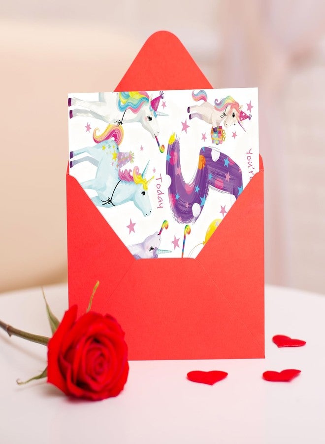 FANCYLUCKY Happy 5th Birthday Card Gift for Girls, Cute 5 Year Old Birthday Decoration for Daughter Granddaughter Niece - Image 5