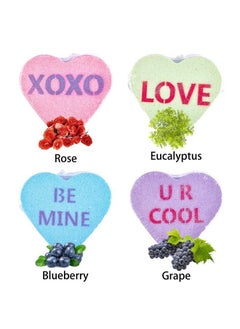 JOYIN 12 Packs Valentine’s Day Heart Shape Bath Bomb with Cards for Valentine Party Favors Valentine Exchange Gifts Valentine’s Greeting Cards  - Image 4
