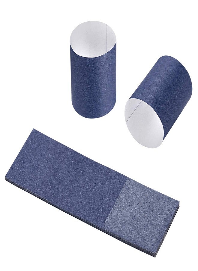 Gmark Paper Napkin Band Box of 2500, Paper Napkin Rings self Adhesive (Navy Blue) - Image 1