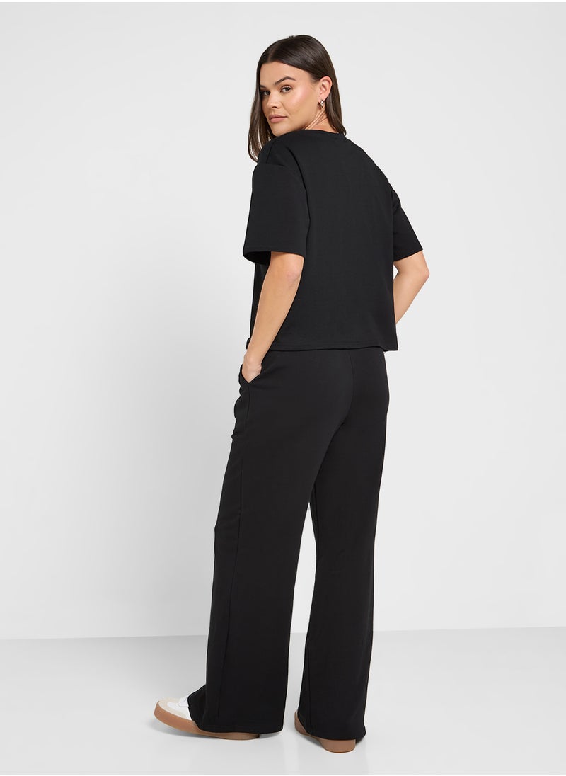 Ginger Basics - Oversize T-Shirt & Sweatpant Set - Image 1