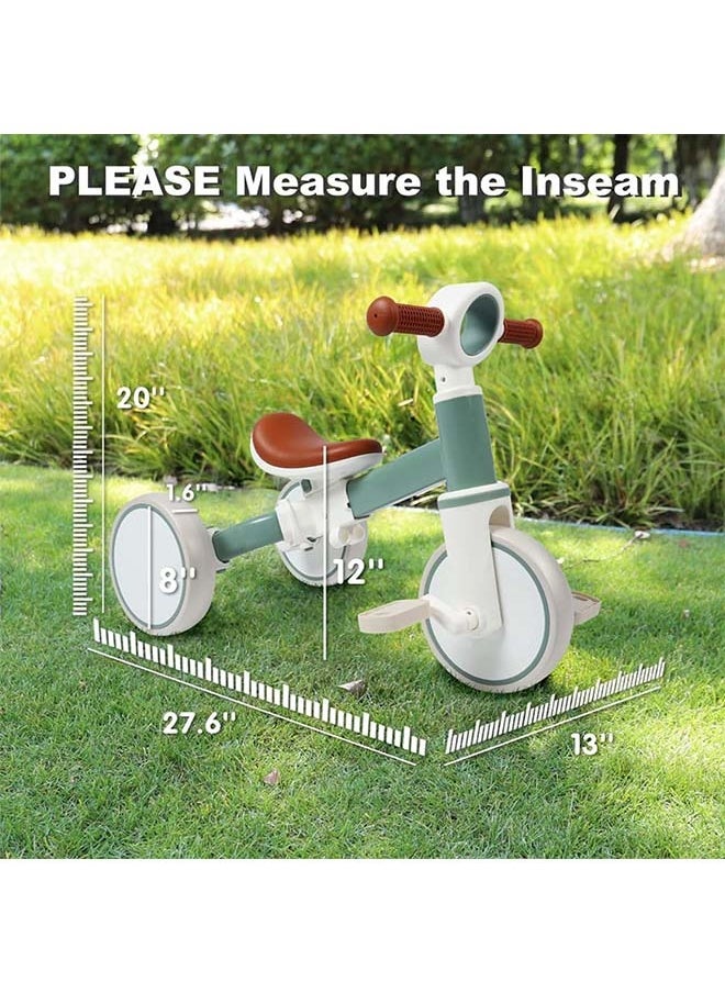 L&E 4 in 1 Toddler Balance Bike for 1-4 Years Old Boys Girls Gift, 3 Wheel Baby Bicycle for 1 Year Old Kids Tricycle with Easy Assembly Removable Pedal  - Image 5