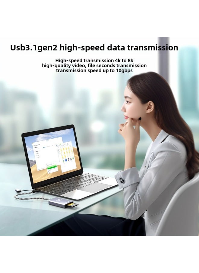 CFexpress Type B SD DSLR Camera Memory Card USB3.2Gen2 10Gbps High Speed Card Reader-Colour:CFexpress Type B
