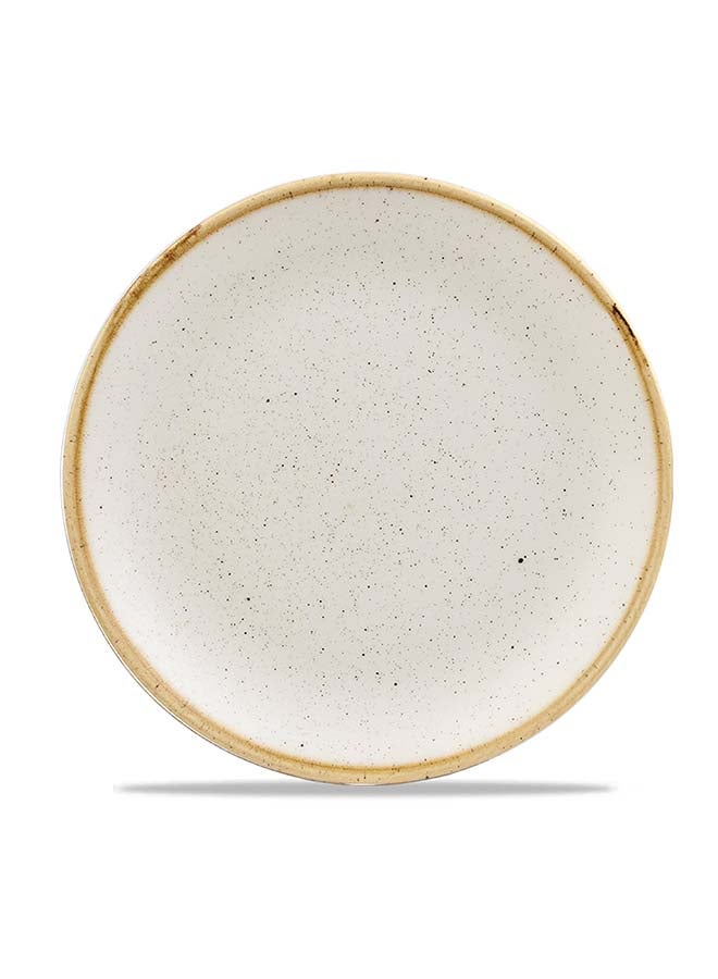 Stonecast Barley White Evolve Coupe Plate  21.7 Cm