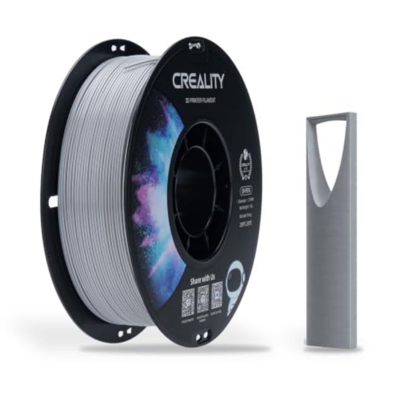 PETG Filament 1.75mm 3D Printer Filament Upgraded PLA 1kg Neatly Wound Spool Dimensional Accuracy 0.03mm Fit for Ender Bambu Lab Anycubic ELEGOO FDM Printers Grey - Image 2