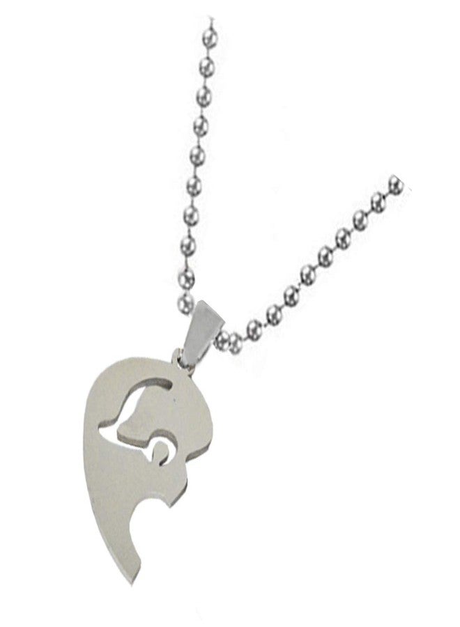 Sullery I Love You Kissing Couple Love Locket Multicolor Stainless Steel 02 Necklace Chain for Men and Women - Image 4