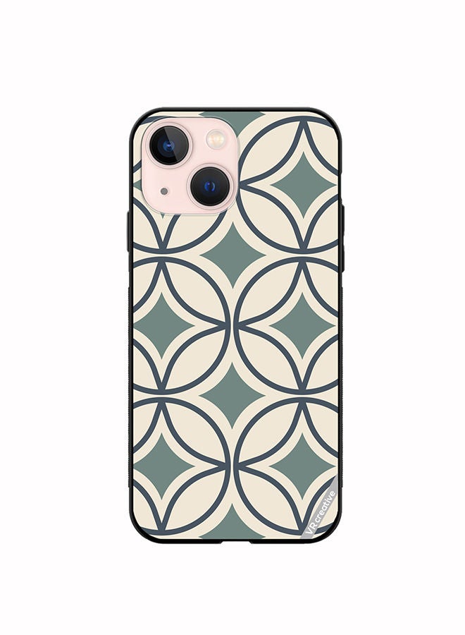 VR CREATIVE Protective Case Cover For Apple iPhone 13 mini Asian Icon Design Multicolour - Image 1