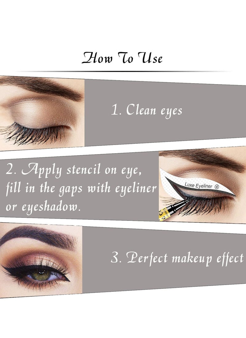 KASTWAVE - Eyeliner Eyeshadow Stencil Sticker - Image 1