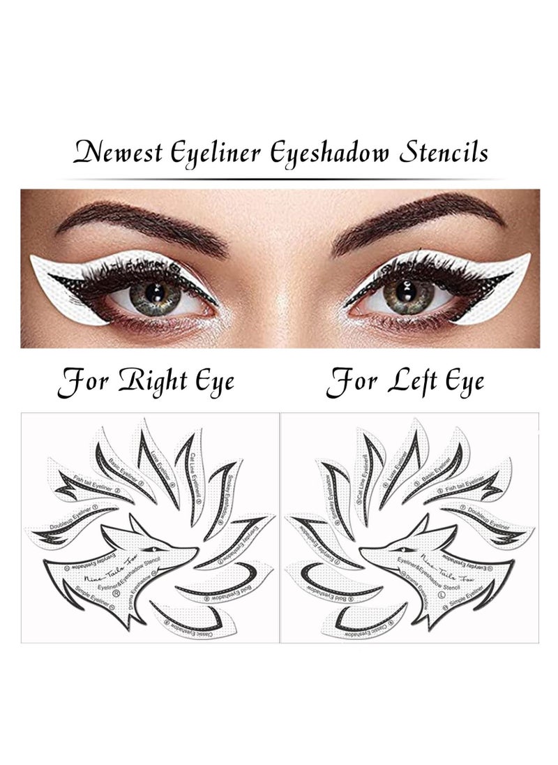 KASTWAVE - Eyeliner Eyeshadow Stencil Sticker - Image 1