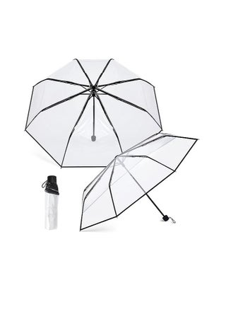 Clear Umbrella Transparent Portable Umbrella Compact Foldable Umbrella Manual Open Close Folding Umbrellas for Wedding Travel, Dating 1 Pcs - pzsku/Z32406961F98B45702B38Z/45/_/1691981957/eb967371-346b-4d1b-923e-e3db13ec61b7