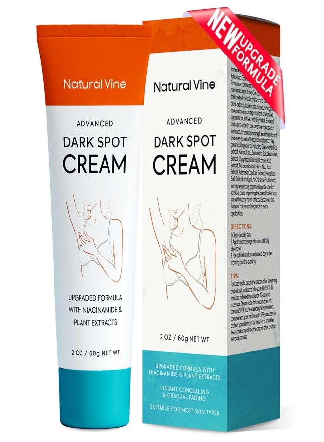 Natural Vine Dark Spot Corrector: Dark Spot Remover for Face Body in 4-8 Weeks - Instant Concealing & Age Brown Sun Faded Spot Remover Melasma Freckles Correcting with Niacinamide for Women & Men 60g - Image 1