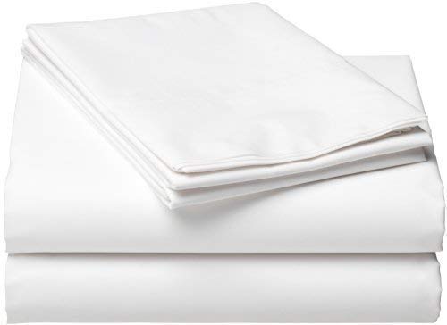 BDWEAVES Plain Cotton Set of 2 Single Bedsheet with 2 Pillow Covers-White - Image 1