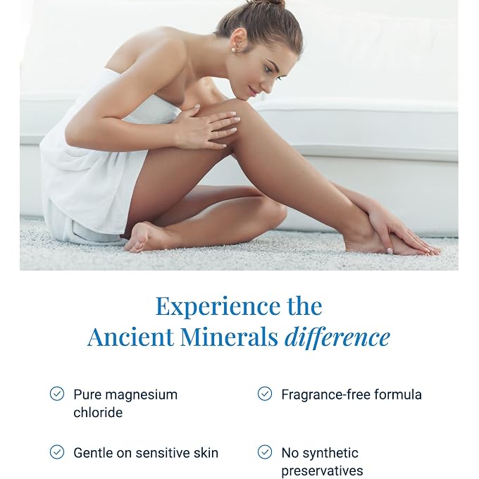Ancient Minerals Magnesium Lotion of Pure Genuine Zechstein Magnesium Chloride - Best uesd for Topical Skin Application on Sensitive Skin (5oz) - Image 3