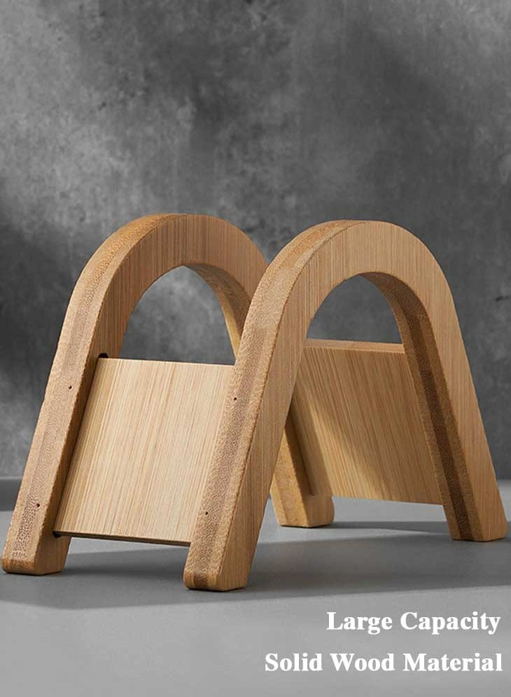 LeadMy Coffee Filter Holder, Coffee Filter Storage for 120 Filters, No-Odor Original Wood Filter Paper Container Stand, V60 V01 V02 Fan Shape Compatible, Home Café Office Use 16 x 7 x 10 cm - Image 3