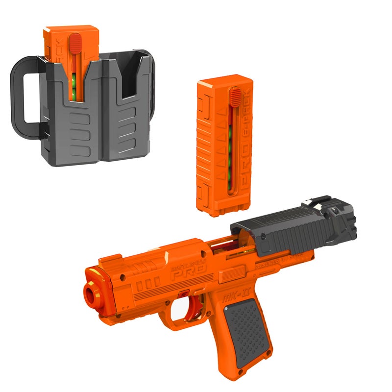DART ZONE Pro-Series MK-2 Foam Blaster for Adults, Teens - Soft Bullet Blaster Ages 14+ with 12 Nitroshot+ Half Length Darts and 2 Speed loaders - Image 5
