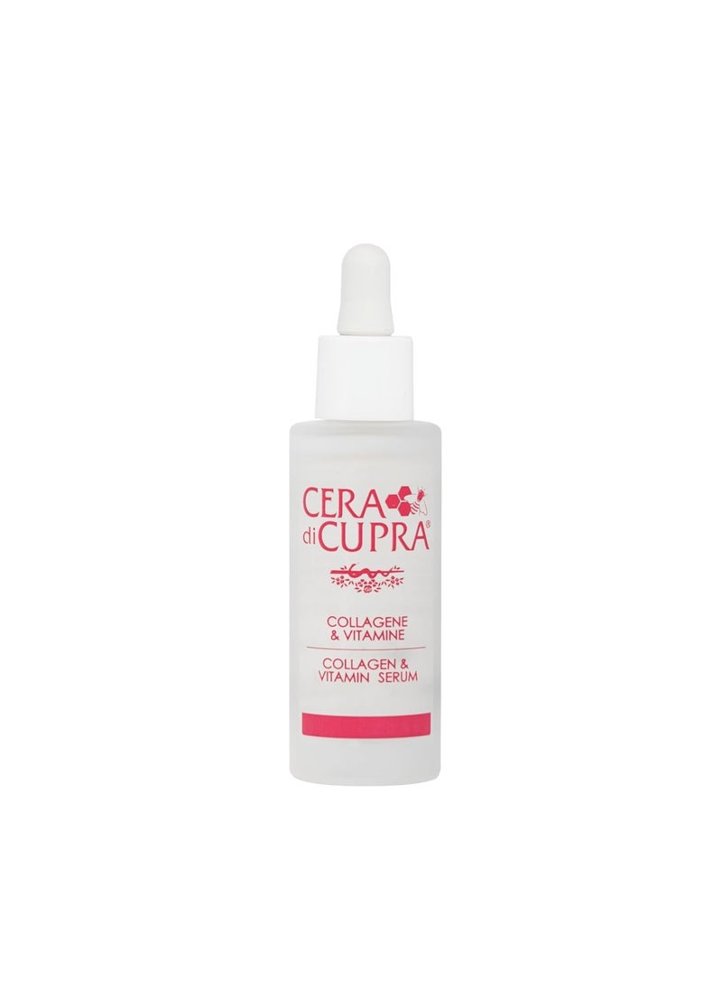 Cera Di Cupra - Collagen and Vitamin Serum  Concentrated AntiAging Solution  Multivitamin Complex for Skin Reconstruction 30 ml - Image 1
