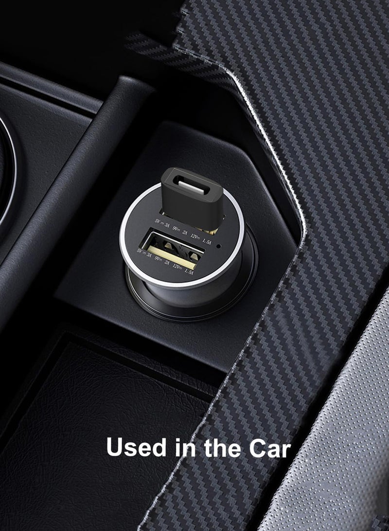 2 Pack USB C OTG Adapter USB 3.0 Male to Type C Female Converter for iPad iPhone Samsung MacBook Laptop PC Charger Power Bank Support Fast Charging and Data Transfer - Image 5