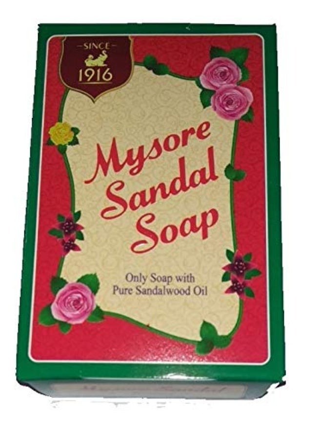 مايسور صندل صابون ميسور صندل (Mysore Sandal)، 75 جراماً (عبوة من قطعتين) - Image 1