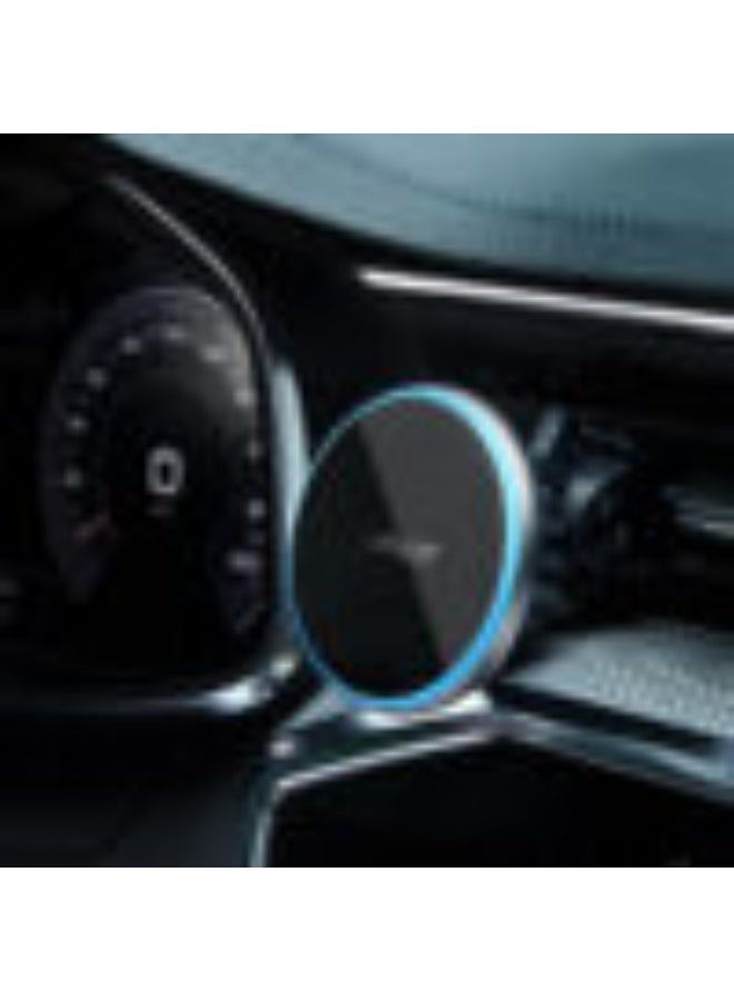 ACEFAST Fast Wireless Charger Car Mount Magnetic Holder D3, 15W Output, Air Vent Mount, Magnetic Positioning, Support Horizontal and Vertical Screens - Silver - Image 4