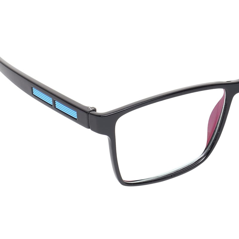 CRIBA Pack of 2 Reading Glass with Power +1 +1.25 +1.5 +1.75 +2 +2.25 +2.5 +2.75 +3 For Men and Women | Lightweight Rectangular Plastic Frame | Single Vision Power Specs|Unbreakable – PP07 - Image 3