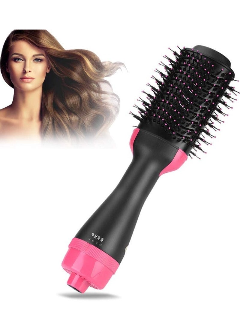 ELTRAZONE One-Step Hair Dryer Comb, 2-In-1 Multifunctional Negative Ion Straightener Curler Curling Brush Hot Air Comb Auto Rotating Hair Styler Tool for All Hair Types (us plug) - Image 1