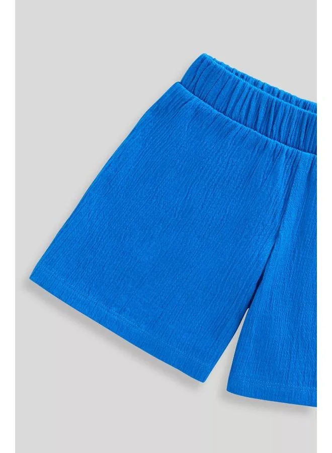 mothercare Blue Top and Shorts Set