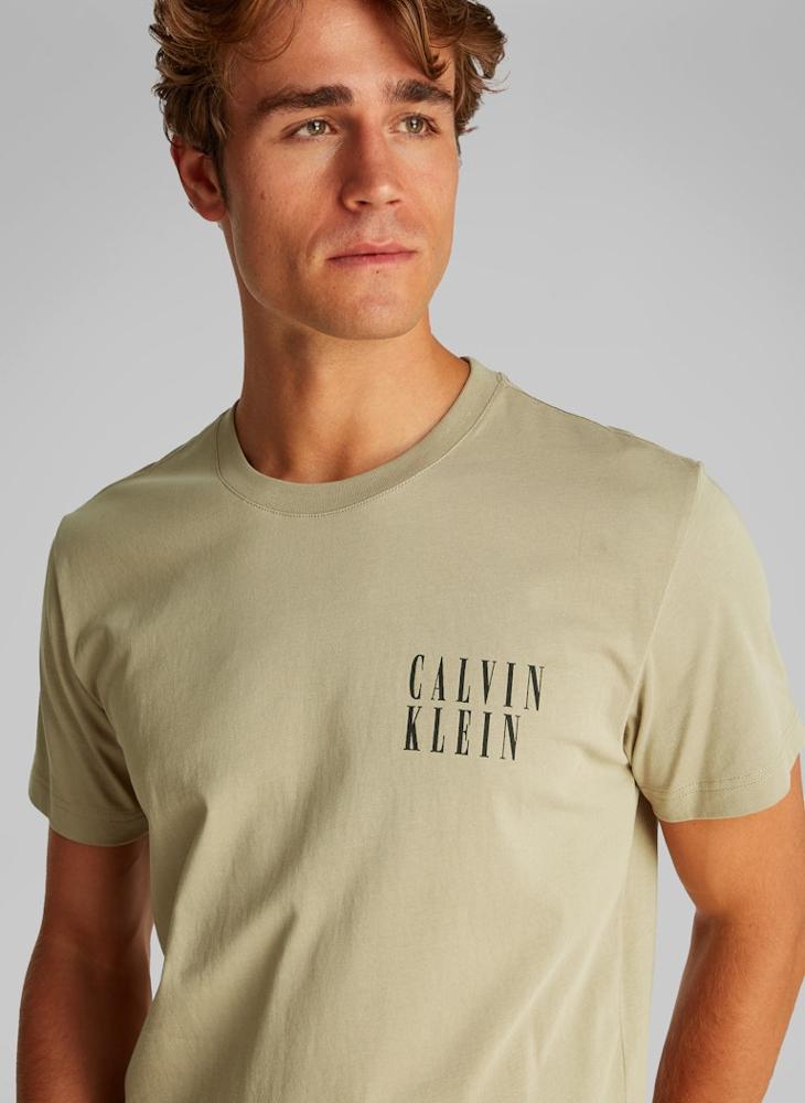 Calvin Klein Jeans Ombre Text Box T-Shirt  - Image 3