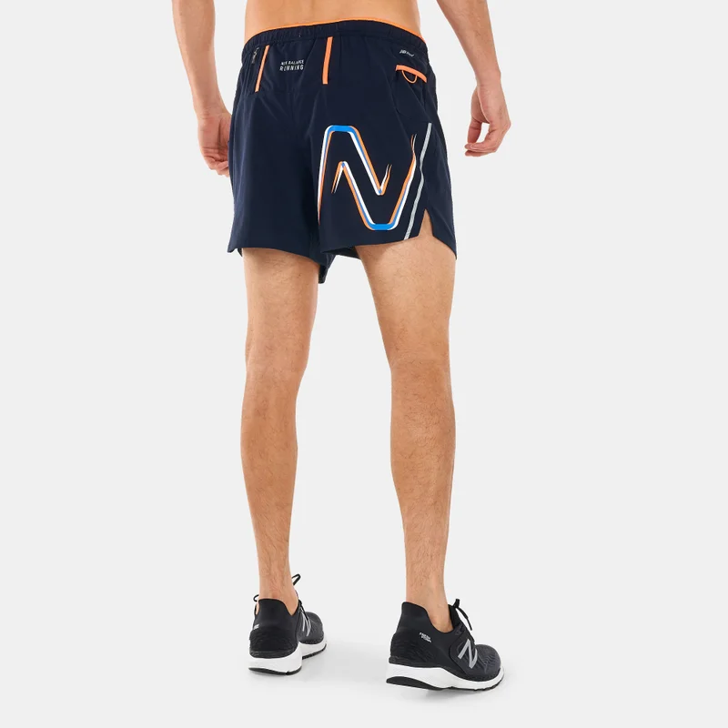 New Balance Men's Graphic Impact Run 5-Inch Shorts