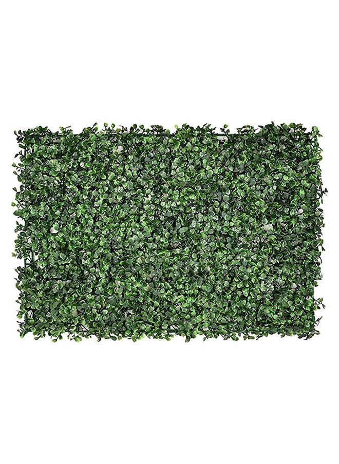 HOME TASTE 10 Pcs Artificial Faux Hedges Eucalyptus Leaves Flowers Wholesale Garden Tile Decor Wall Plants Eucalyptus Leaf Wall Panels Privacy Hedge Mat Screen Uv Protected Wall Grass 