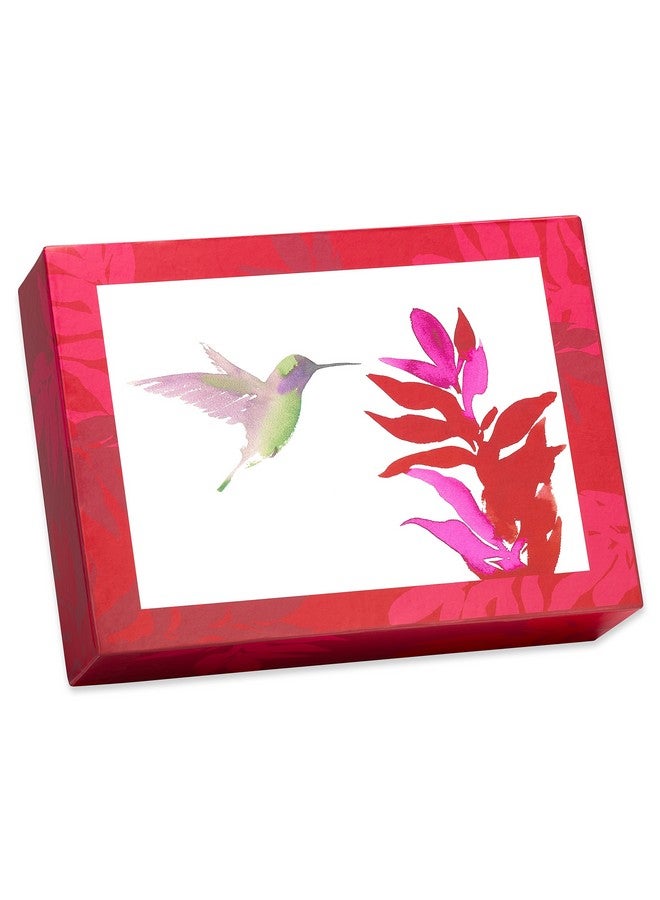 Papyrus Blank Cards with Envelopes, Watercolor Hummingbirds (20-Count) - Image 4