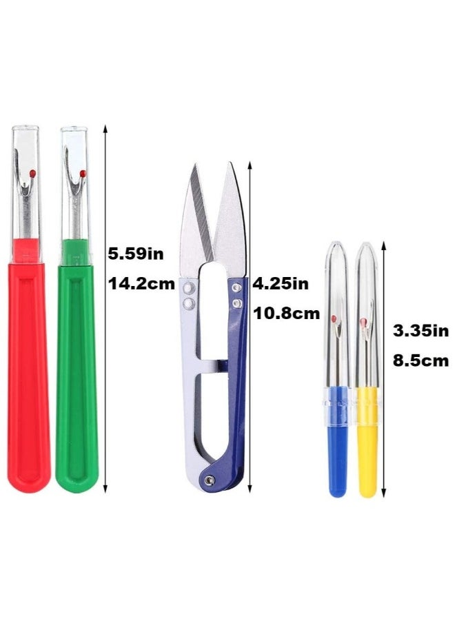 Generic - Sewing Seam Ripper Tool,Stitch Remover and Thread Cutter with 2Big+3Small Seam Rippers Sewing Kits - Image 1