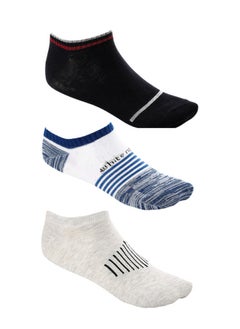 WHITE RABBIT White Rabbit Slip On Patterned Ankle Socks 