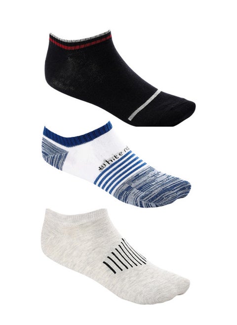 White Rabbit Slip On Patterned Ankle Socks