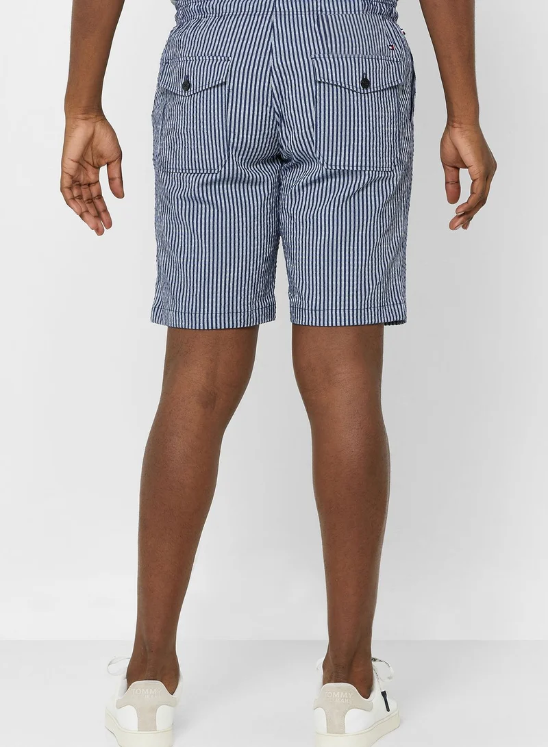 TOMMY HILFIGER Harlem Seersucker Striped Shorts