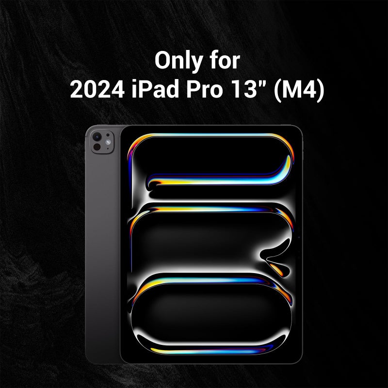 MAGEASY CoverBuddy iPad Case that Fits Magic Keyboard for iPad Pro 13" (M5 2025 / M4 2024, 8th 7th Gen) Magic Keyboard Compatible iPad Case with Heat Dissipation & Pencil Holder (Leather Black 5.05) - Image 2