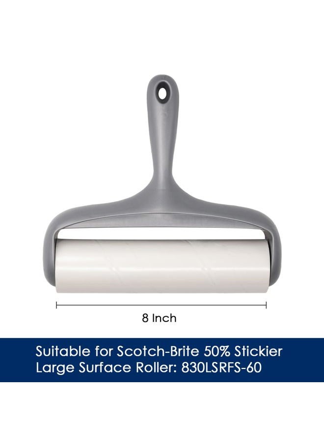 YabeePet Large Surface Roller Refill for Scotch-Brite 50% Stickier Lint Roller, Works Great On Pet Hair (60 Sheets per Roll, 4 Pack) - Image 3