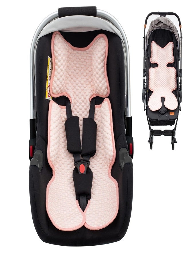 Kaseeous Baby Car Seat Cooling Pad, Mink Dot Carseat Cooler Mat for Girls Boys, Stroller Pad with 3D Breathable Mesh, Multifunctional Infant Insert Liner for Summer - Image 1