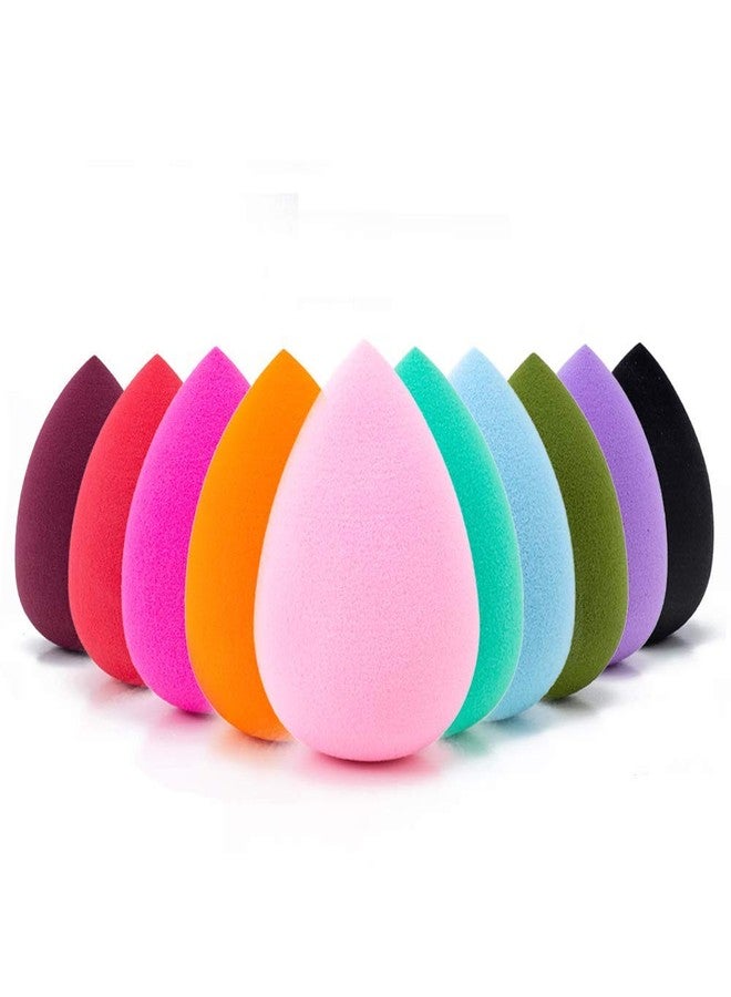 RECTYO GALLERY 8 PCS Makeup Sponge 8 Pcs Cosmetics Beauty Blender Latex Free and Vegan Puffs for Foundation,Liquid, Cream, and Powder with Sponge Holder Box (MULTICOLOR) - Image 1