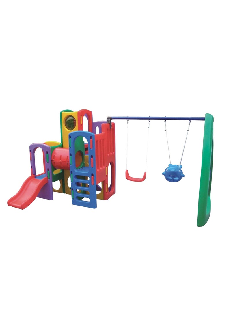 ميتس Myts Mega Kids Play Area with Slides and Swings - Image 1