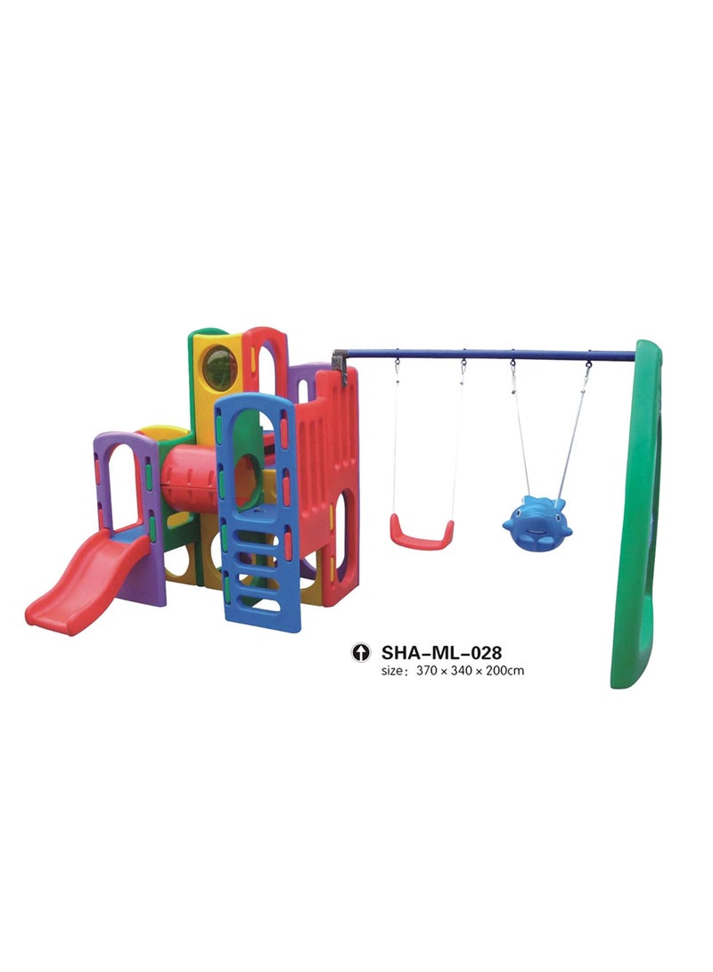 ميتس Myts Mega Kids Play Area with Slides and Swings - Image 2