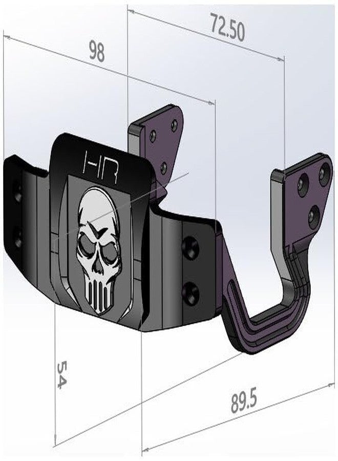 Hot Racing LMJT03M01 CNC T6 Front Bumper Fits Losi LMT 2 - Image 3