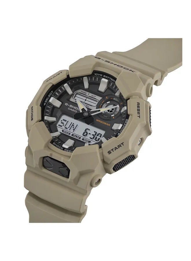 CASIO G-Shock Analog-Digital 10-Year Battery Beige Men's Watch GA-010-5ADR - Image 2