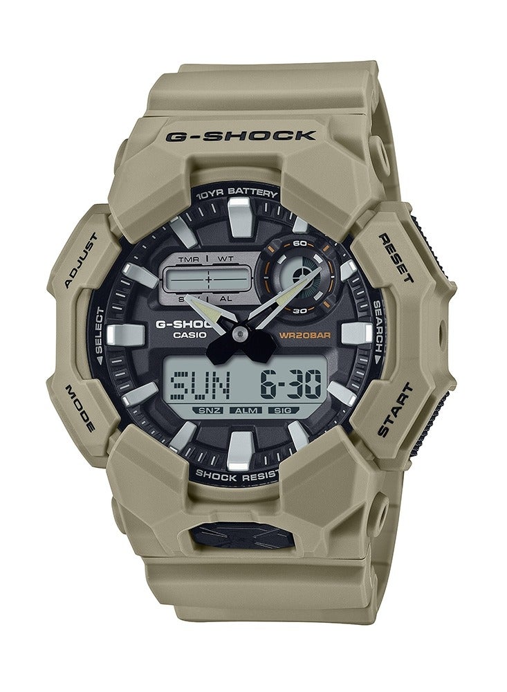 CASIO G-Shock Analog-Digital 10-Year Battery Beige Men's Watch GA-010-5ADR - Image 1