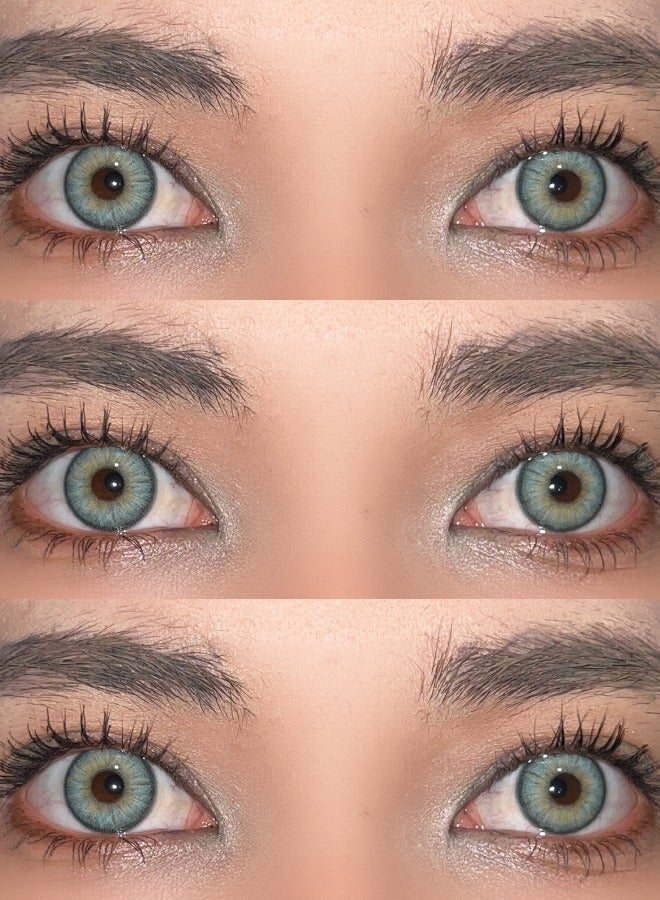 سيدة جديدة عدسات لاصقة ملونة خضراء من فريش ليدي للاستخدام السنوي - Image 5