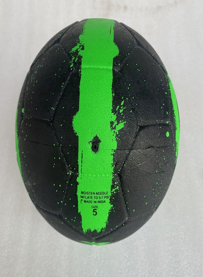 Rabro Soccer Ball, Soccer Ball Size 5, Zenith Rubber Football/Soccerball for Men & Women (Green) - Image 5