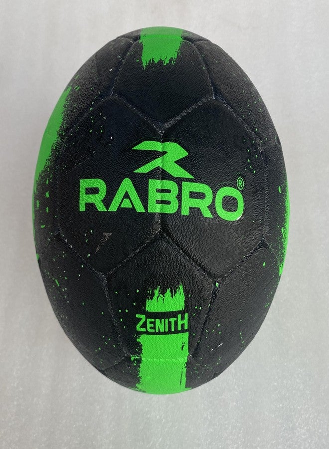 Rabro Soccer Ball, Soccer Ball Size 5, Zenith Rubber Football/Soccerball for Men & Women (Green) - Image 3