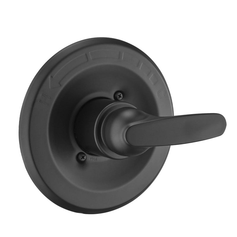 Ultrimkit Replacement For Delta 1300/1400 & 13/14 Series Shower Trim Kit  Shower Cover Plate With Handle (Valve& Catridge Not Inclued) (Matte Black) - Image 1