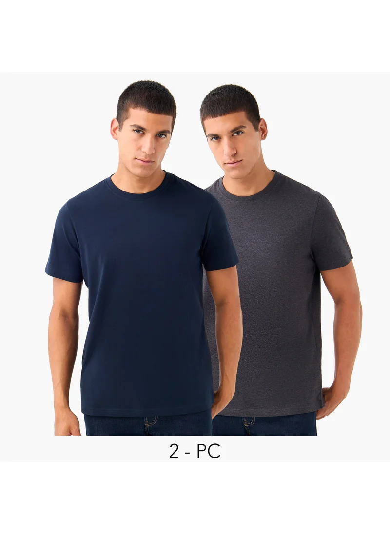 سبلاش فيڤ Set of 2 - Crew Neck T-shirt with Short Sleeves