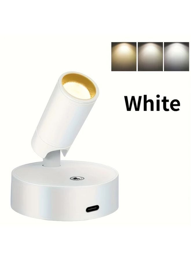 PP Home Goodies Wireless Spotlight 360 Rotating Night Light USB Rechargeable Magnetic Desk Lamp - Image 1